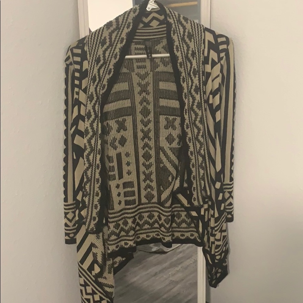 Black and Tan cardigan